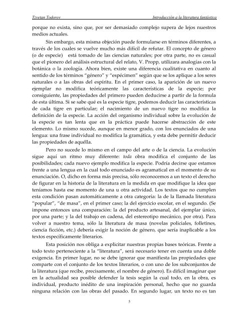 Todorov, T- Introduccion a la Literatura Fantastica - Catedu