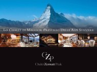 LO CHALET DI MAGGIOR PRESTIGIO DELLE ALPI SVIZZERE