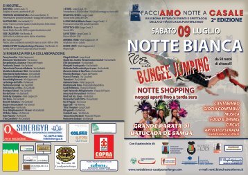 NOTTE BIANCA - Eventi e Sagre