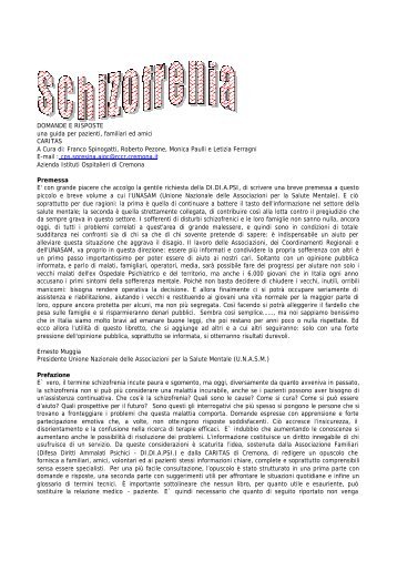 DOMANDE E RISPOSTE una guida per pazienti ... - Per gli altri