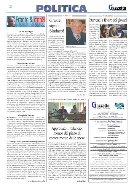 14 gazzetta blocco 2- 11 - La Gazzetta del Medio Campidano