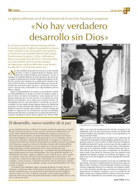 nº 569/29-xi-2007 semanario católico de información ... - Alfa y Omega