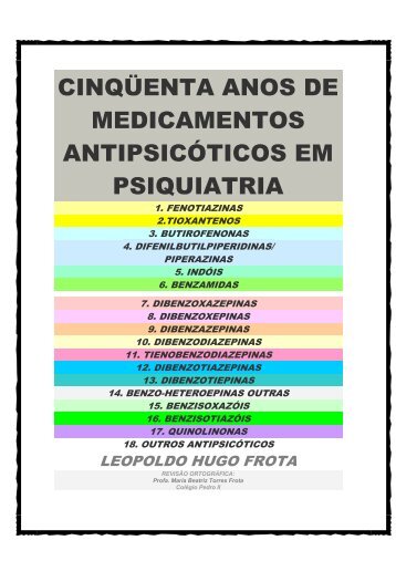 cinqüenta anos de medicamentos antipsicóticos em psiquiatria