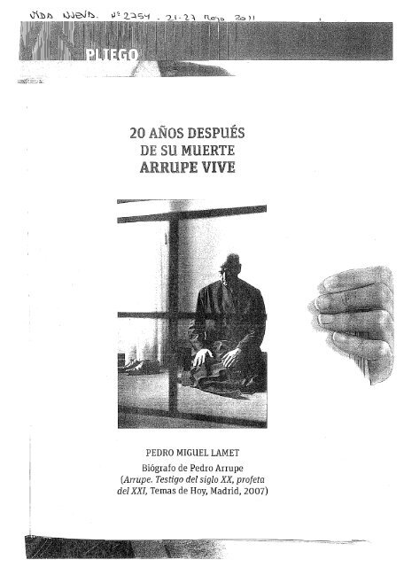 ARRUPE VIVE - Diócesis de Bilbao