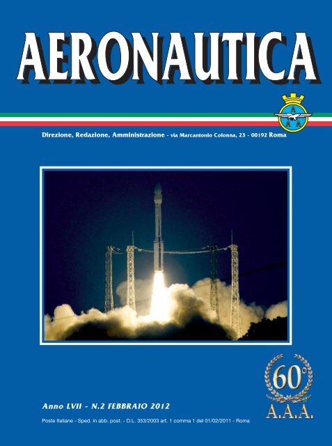 Anno LVII - N.2 FEBBRAIO 2012 - Associazione Arma Aeronautica ...