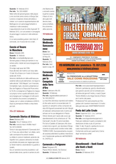 Quello che c'è - febbraio 2012 versione PDF - quellochece.com