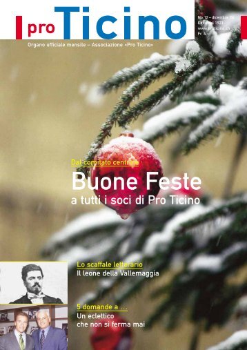Buone Feste - Pro Ticino