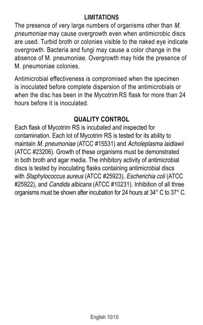 Mycotrim® RS - Irvine Scientific