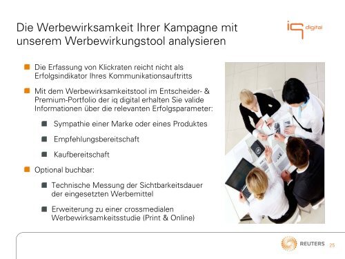 Mediadaten Reuters.de - IQ media marketing