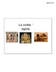 La civilta ' egizia