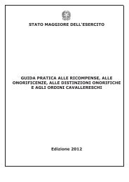 Guida pratica alle ricompense, alle onorificenze, alle distinzioni