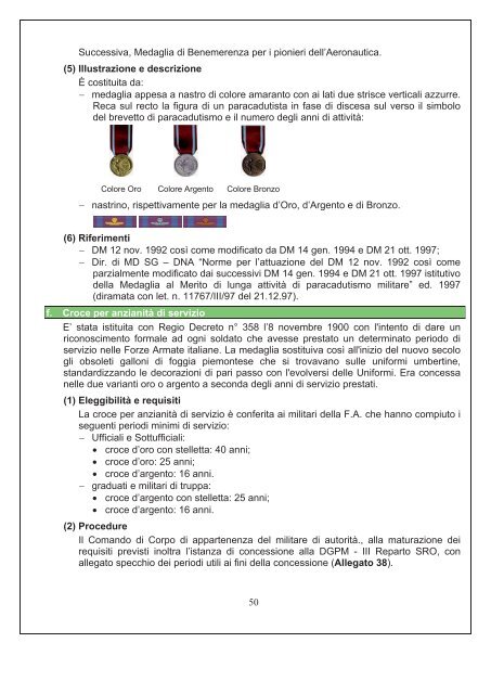 Guida pratica alle ricompense, alle onorificenze, alle distinzioni