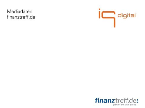 Mediadaten finanztreff.de - IQ media marketing