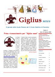 Primo riconoscimento per “Giglius news” - Ferentinoprimocircolo.It