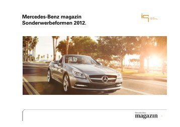 Mercedes-Benz magazin Ad Specials - IQ media marketing