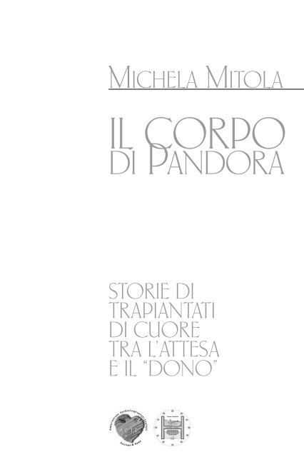 Libro: Il corpo di Pandora - Azienda Ospedaliera S.Camillo-Forlanini