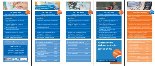 VR Kontomodelle-Flyer 2013 so... - Volks- und Raiffeisenbank eG ...