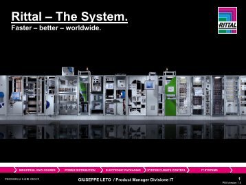 Rittal – The System. - Ordine degli Ingegneri della provincia di Roma