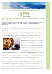 Estate per buongustai a Tires e Racines - Alpine Pearls