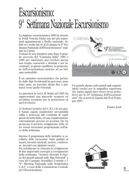 Scarica "Il Notiziario" in pdf - CAI - Sezione di Pordenone