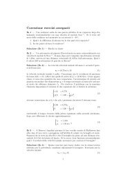 Soluzioni esercizi cinematica bidimensionale 1.pdf - Cartan
