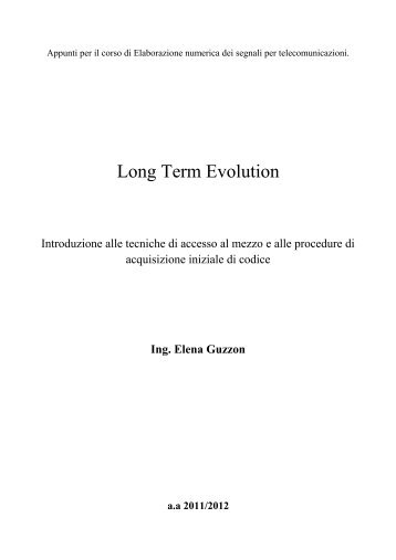 Long Term Evolution - Comlab