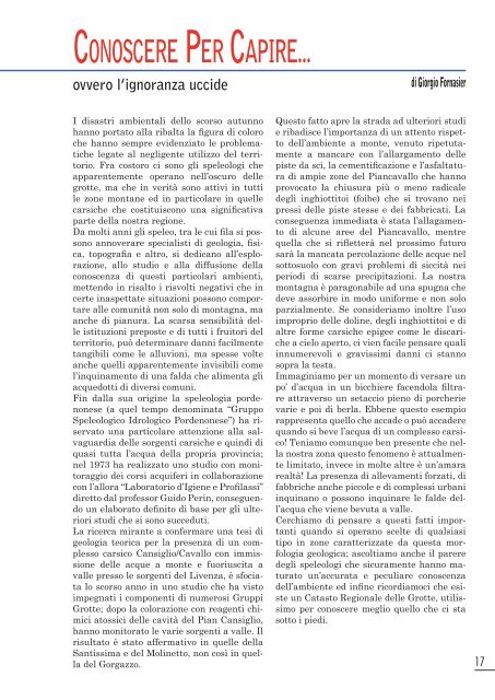 "Il Notiziario" in pdf - CAI - Sezione di Pordenone