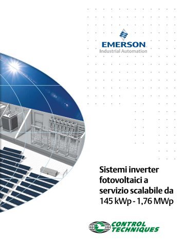 Sistemi inverter fotovoltaici a servizio scalabile da 145 kWp - 1,76 ...