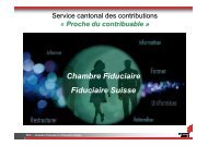 Chambre Fiduciaire Fiduciaire Suisse - Etat du Valais
