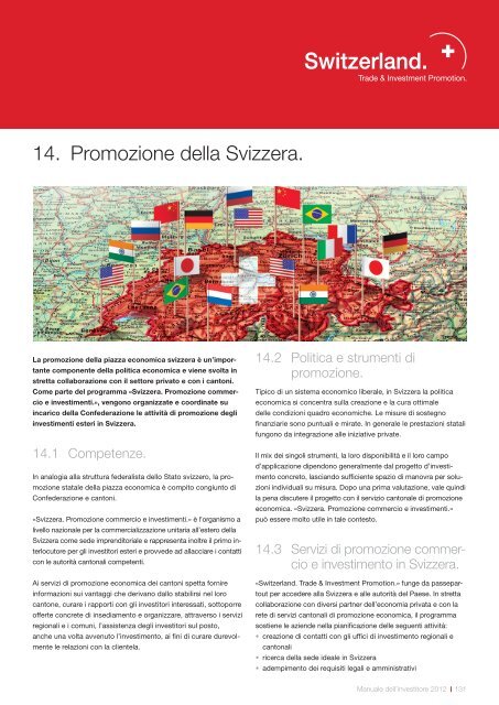 Manuale dell'investitore. Impiantare un'impresa in Svizzera.