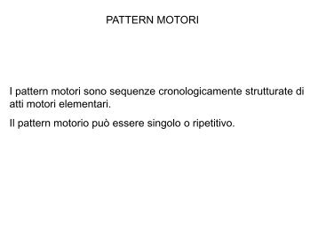 05 generatori di pattern