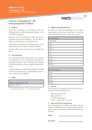 Leistungspaket VI -  PIM-Katalogmanage-ment - IWOfurn