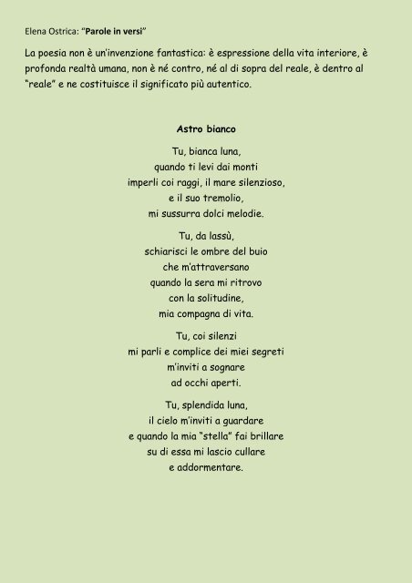 Poesie Centro Artisti Salernitani