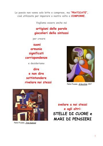 un poco di poesia - Scuola Media "Croce - Fare"