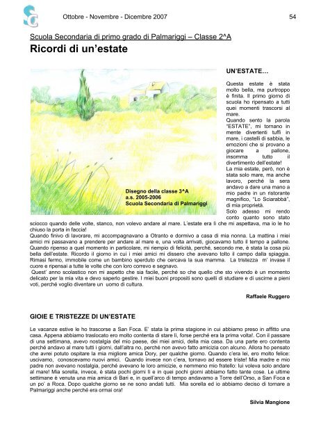 Scuola e Cultura - Ottobre 2007 - scuola e cultura - rivista