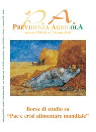 previdenza agricola - Fondazione ENPAIA