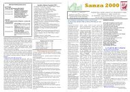 Sanza 2000 - Parrocchia di Sanza (SA) Italia