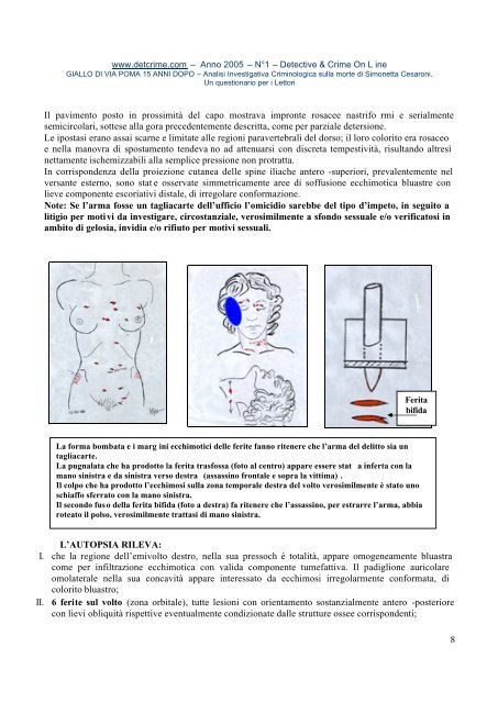 1 IL GIALLO 15 ANNI DOPO Analisi Investigativa ... - Serial killer