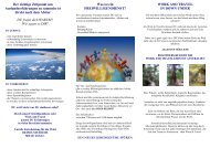 aktueller Flyer zu Freiwilligendienst / Work and Travel - Wakiya Tours