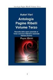 Antologia Pagine Ribelli Volume Terzo