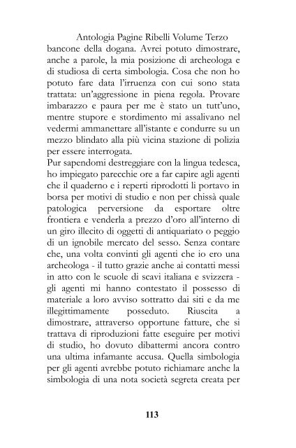 Antologia Pagine Ribelli Volume Terzo