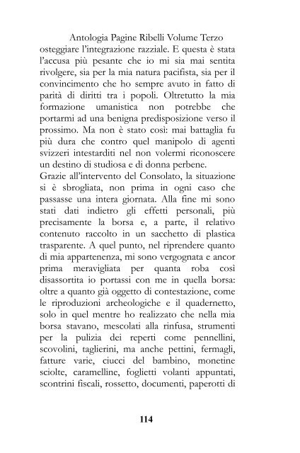 Antologia Pagine Ribelli Volume Terzo