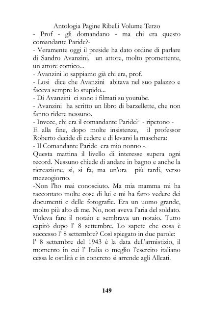 Antologia Pagine Ribelli Volume Terzo