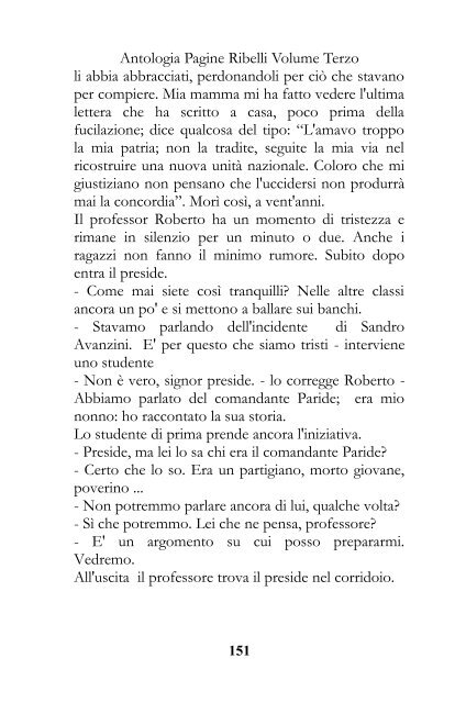 Antologia Pagine Ribelli Volume Terzo