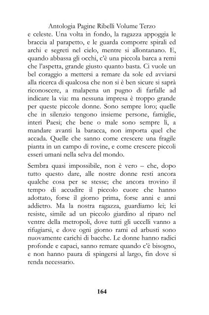 Antologia Pagine Ribelli Volume Terzo