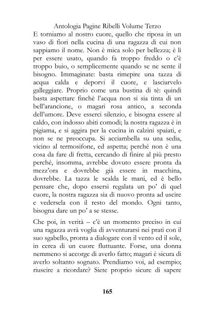 Antologia Pagine Ribelli Volume Terzo