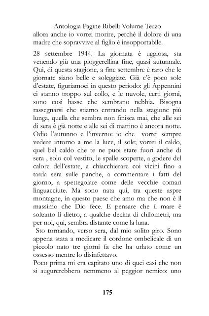 Antologia Pagine Ribelli Volume Terzo