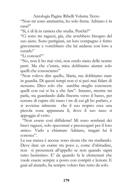 Antologia Pagine Ribelli Volume Terzo