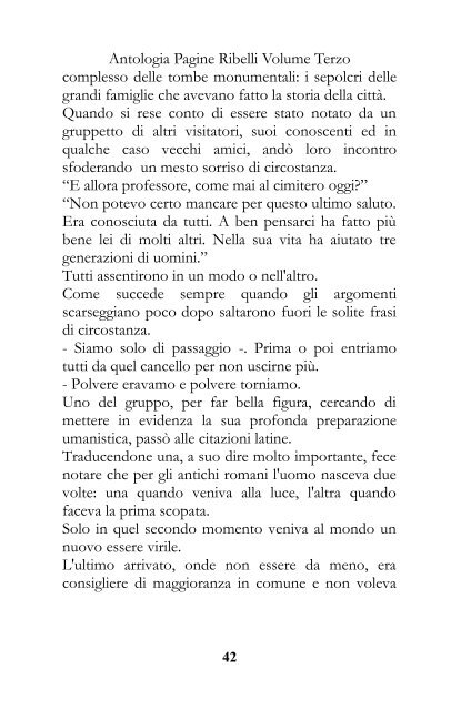 Antologia Pagine Ribelli Volume Terzo