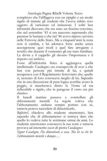 Antologia Pagine Ribelli Volume Terzo